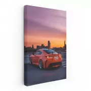 Lexus Elegance at Sunset: Cityscape Marvel