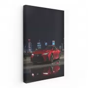 Nighttime Lexus Elegance - Sleek and Sophisticated Ride