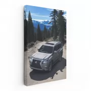 Sleek Grey Lexus Cruising Road - Elegance in Motion