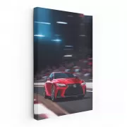 Red Lexus on Sports Track - Thrilling Performance