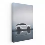 White Lexus Parking - Elegance in Motion