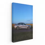 Sleek Matte Grey BMW M340i in Scenic Field - Power Meets Elegance