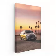 Mercedes AMG C63 Highway Sunset - Power Meets Elegance