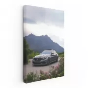 Mercedes AMG C63s with Mountains - Power Meets Elegance