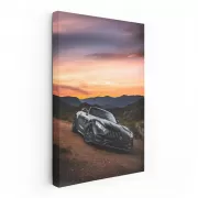 Mercedes AMG GT C Captured at Sunset - Sleek Powerhouse