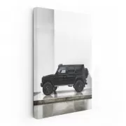 Sleek Black Mercedes G63 4x4 Parking - Bold and Powerful