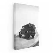 Jet Black Mercedes G63 4x4 Parked - Power Meets Elegance