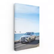 Mercedes GLE 580 on Road Near Sea - Powerful Elegance