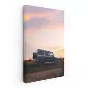 Mercedes AMG Grey G Wagon at Sunset - Elegance Redefined