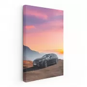 Mercedes at Sunset - Capturing Elegance and Power