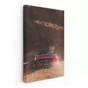 Mercedes-Benz SLS AMG Roaring in Desert - Power Unleashed