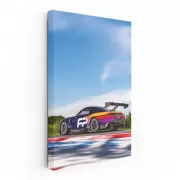 Mustang GT3 Racing on Track - Beast of Speed and Power