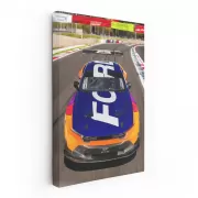 Mustang GT3 Racing on Sports Track - Power and Precision