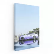 Mustang with City Skyline - Urban Icon of Power