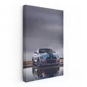 Foggy Mustang Adventure - Sleek and Powerful Legend