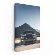 Mustang Roaming High in Mountains - Bold Iconic Ride