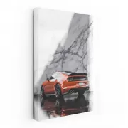 Vibrant Mustang Marble Orange - Speed and Style