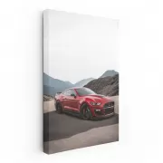 Red Mustang Adventure in Mountains - Bold and Free