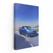 Nissan Skyline GT-R R34 Roaming City Streets - Power Unleashed