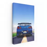 Nissan Skyline GT-R R34 Roaming Urban Streets - Power Unleashed