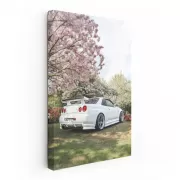 Nissan R34 GT-R Parked in Garden - Iconic Speed Legend