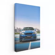 Nissan GT-R R34 Roaming New York Streets - Iconic Powerhouse