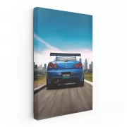 Nissan R34 GT-R Cruising New York Streets - Iconic Performance