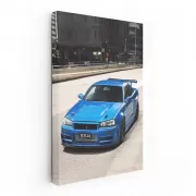 Nissan Skyline GT-R R34 Cruising New York Streets - Iconic Power