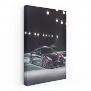 Nissan GT-R R35 Nighttime Parking Scene - Power and Elegance