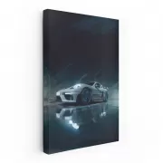 Porsche 718 Cayman on Marble: Elegance Meets Performance