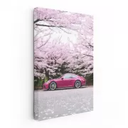 Porsche 911 in Pink with Sakura - Elegance and Speed