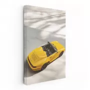 Yellow Porsche 911 Speedster Parked - Iconic, Fast, Stylish