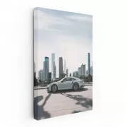 Porsche 911 Turbo S in Grey - Urban Elegance and Power