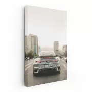 Urban Elegance: Grey Porsche 911 Turbo S - Speed Meets Style