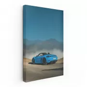 Porsche 718 Boxster in Blue - Conquer Mountains