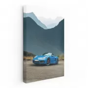 Porsche 718 Boxster Blue in Mountain Scenery - Pure Performance