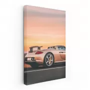 Porsche Carrera GT at Sunset - Iconic and Powerful Beauty