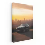 Porsche Cayenne S in City Sunset - Elegance and Power