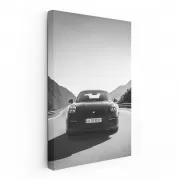 Porsche Monochrome - Sleek Elegance in Motion