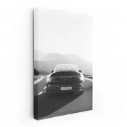 Porsche Monochrome - Sleek Elegance in Motion