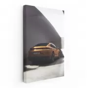 Brown Porsche Panamera Luxuriously Parked - Elegance on Wheels