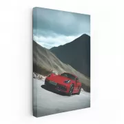 Porsche Cayman 718 GTS Red in Mountains - Pure Thrill