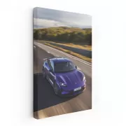 Porsche Taycan Turbo GT in Purple - Thrilling Road Performer