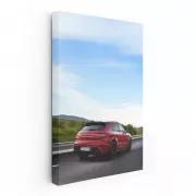 Red Porsche on Scenic Road - Sleek Performance Machine