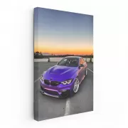 Purple BMW M4 - Vibrant Style and Performance