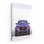 Bold Purple BMW X5M Competition Front - Dynamic Elegance