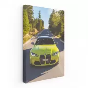 Sao Paulo Yellow BMW M4 Cruising - Sleek and Sporty