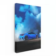 Acura NSX Surrounded by Smoke - Power and Precision