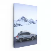 Acura with Snowy Mountain Backdrop - Rugged Elegance