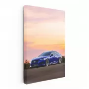 Acura in Azure at Sunset - Dynamic Elegance